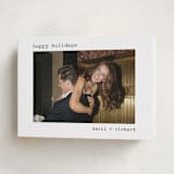 "Typewriter" - Holiday Cards in Snow by Amanda Stuff - Folded Card