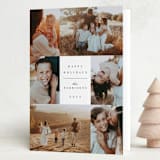 "simple line" - Holiday Cards in Snowflake by Christy Hy Lee - Folded Card