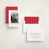 "Merry Statement" - Holiday Cards in Peppermint by Kacey Kendrick Wagner - Assembled