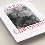"Merry Statement" - Holiday Cards in Peppermint by Kacey Kendrick Wagner - Detail