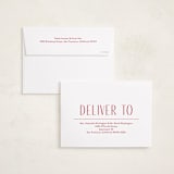 "Merry Statement" - Holiday Cards in Peppermint by Kacey Kendrick Wagner - FREE Recipient Addressing