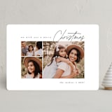 "we wish you a merry christmas" - Holiday Cards in Snow by Kelly Schmidt - Front