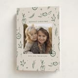"Happy Little Holidays" - Holiday Cards in Pine by Ani Somi - Folded Card