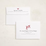 "Rivington" - Holiday Cards in Blush by Jennifer Lew - FREE Recipient Addressing