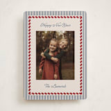 "Vintage Border" - Holiday Cards in Navy by Kelly Schmidt - Front