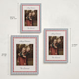 "Vintage Border" - Holiday Cards in Navy by Kelly Schmidt - Formats Available