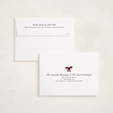 "Robin" - Holiday Cards in Mulled Wine by Pati Cascino - FREE Recipient Addressing