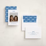 "Mini Bow" - Holiday Cards in Blue Spruce by Kelly Watkins - Assembled