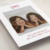 "Mini Bow" - Holiday Cards in Candied Apple by Kelly Watkins - Detail