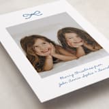 "Mini Bow" - Holiday Cards in Blue Spruce by Kelly Watkins - Detail