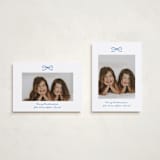 "Mini Bow" - Holiday Cards in Blue Spruce by Kelly Watkins - Photo Orientation Options