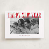 "Happy Holidays!" - Holiday Cards in Candy Cane by Wildfield Paper Co - Front