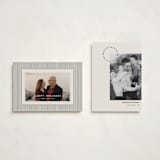 "Boughs of Holly" - Holiday Cards in Polar Bear by Junebloom - Photo Orientation Options