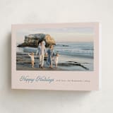 "Scripted Holiday" - Holiday Cards in Wintermint by Mansi Verma - Folded Card