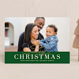"Simple Elegance" - Holiday Cards in Forest by Jessica Williams - Front