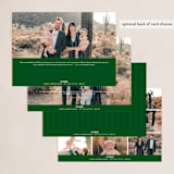 "Simple Elegance" - Holiday Cards in Forest by Jessica Williams - Back of Card Options