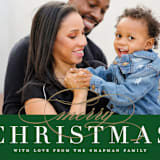 "Simple Elegance" - Holiday Cards in Forest by Jessica Williams - Detail