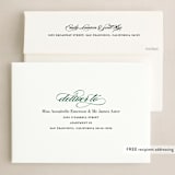"Simple Elegance" - Holiday Cards in Forest by Jessica Williams - FREE Recipient Addressing
