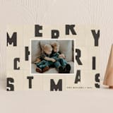 "christmas typography" - Holiday Cards in Paper by Sumak Studio - Front