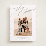 "Topper" - Holiday Cards in Golden by Jessica Williams - Front