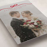 "Bow Tied" - Holiday Cards in Cardinal by Kaydi Bishop - Detail