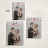 "Bow Tied" - Holiday Cards in Cardinal by Kaydi Bishop - Formats Available