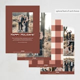"photo strip" - Holiday Cards in Snow by Olivia Kanaley Inman - Back of Card