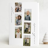 "photo strip" - Holiday Cards in Snow by Olivia Kanaley Inman - Folded Card