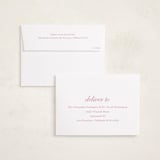 "All Merry Days" - Holiday Cards in Winter Rose by Baumbirdy - FREE Recipient Addressing