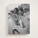 "Wonderful Christmas Time" - Holiday Cards in Snowflake by Wildfield Paper Co - Front