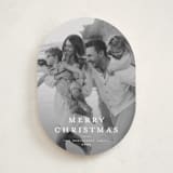 "Wonderful Christmas Time" - Holiday Cards in Snowflake by Wildfield Paper Co - Front