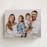 "Retro Modern" - Holiday Cards in Blizzard by Wildfield Paper Co - Folded Card