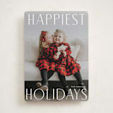 "Elegant Holiday" - Holiday Cards in Cotton by Angela Thompson - Front
