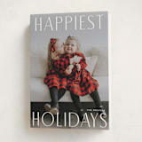 "Elegant Holiday" - Holiday Cards in Cotton by Angela Thompson - Folded Card