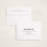 "Simple greetings" - Holiday Cards in Snowfall by Stacey Meacham - FREE Recipient Addressing
