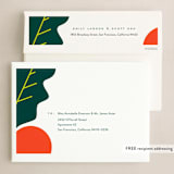 "Mod Berry" - Holiday Cards in Rudolph Red by Oscar and Emma - Karly Depew - FREE Recipient Addressing