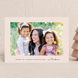 "Twinkle Lights" - Holiday Cards in Bisque by Olivia Kanaley Inman - Front