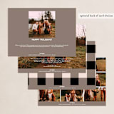 "Twinkle Lights" - Holiday Cards in Bisque by Olivia Kanaley Inman - Back of Card Options