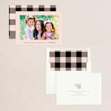 "Twinkle Lights" - Holiday Cards in Bisque by Olivia Kanaley Inman - Assembled