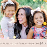 "Twinkle Lights" - Holiday Cards in Bisque by Olivia Kanaley Inman - Detail