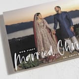 "Our First Married Christmas" - Holiday Cards in Snow by Kerry Doyle - Detail