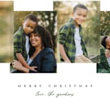 "Overlapping" - Holiday Cards in Pine by Brianne Larsen - Detail