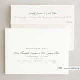 "Overlapping" - Holiday Cards in Pine by Brianne Larsen - FREE Recipient Addressing