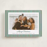 "Mini Cabana Stripes" - Holiday Cards in Pine by Erika Firm - Front