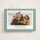 "Mini Cabana Stripes" - Holiday Cards in Pine by Erika Firm - Front