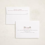 "Pine Holly" - Holiday Cards in Sugar Cookie by Everett Paper Goods - FREE Recipient Addressing
