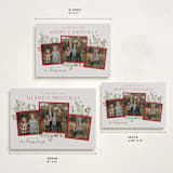 "Pine Holly" - Holiday Cards in Sugar Cookie by Everett Paper Goods - Formats Available