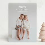 "Imprint" - Holiday Cards in Snow by Amy Kross - Front