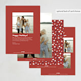 "Imprint" - Holiday Cards in Snow by Amy Kross - Back of Card Options