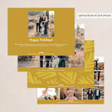 "Big joy" - Holiday Cards in Golden by Jen Owens - Back of Card Options